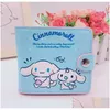 Purse Kawaii Pink White Melody Cinnamo Roll Pu Girl Cute Soft Accessories Wallet With Big Capacity Useful Drop Delivery Baby Kids Mate Otxno