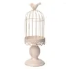 Bougeoirs Drop Wholsale Metal Bird Cage Holder Tealight Bandlestick Hanging Lantern Decor Gift 25 août