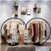 Hangers Racks Vêtements de vêtements pour femmes Rack Rack Affichage suspendu Zhongdao Floor Type 257V Drop livraison Home Garden Organisation de l'entretien ménager OT4EH