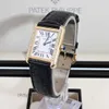 Kies werken Automatisch horloges Carter Tank Square 18K Set English Watch Womens W5200002