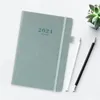 Almanac Daily Office Planner A5 harmonogram notebooków (Green-A5) 1PC Day to Page Diary Notatookss