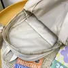 Школьные сумки милая девушка с решеткой туристическая сумка мода Леди Кавайи Книжный рюкзак