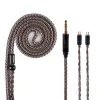 Accessoires HifiHear 16 Silvertated Balanced Balanced Cable 2.5/3.5/4,4 mm met MMCX/2PIN/QDC voor BLOL BL01 BL03 KZ EDX ZSTX CCA CA16 CKX C12