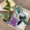 Clamps YHJ New Colorful Butterflies Hair Claw Advanced Simulation Butterfly Hair Claw Clip Shark Catch Hair Accessories for Women Girls Y240425