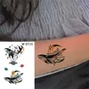 Tatuaż transfer Wodoodporna TETATOO TATTOO KOLOROWA gwiazdy Księżyc Tatuaż Flash Tatto Ramię Famel 240427