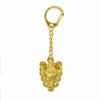 Decorative Figurines Fengshui Golden Three Legged Money Frog/toad Keychain W1236