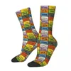 Herren -Socken -Ticket, um die Züge Harajuku Super Soft Strümpfe in der gesamten Saison -Accessoires für das Unisex -Geburtstagsgeschenk zu fahren