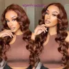 Front lace wig new product red long curly hair with large waves cover hot selling