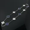 Nieuwe klassieke mode hanger kettingen voor vrouwen elegante 4/vier blad klaver medelet ketting van hoge kwaliteit choker ketens designer sieraden vergulde goudmeisjes cadeau