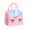 Storage Bags Cartoon Lunch Bag Aluminum Foil Portable Lunchbox For Students Thermal Insulation Work