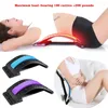 Magnetotherapy Multi-Level Adjustable Back Massager Stretcher Waist Neck Fitness Lumbar Cervical Spine Support Pain Relief 240411