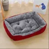 A0sq Cat Carriers Conses Dog Cat Square Square Square House Small and Medium Cog Dog Bed Pet 240426