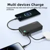 Mobiltelefonbänke USMS 20W Power Pack 10000mah mit einem einverrückten Kabel -Power Pack PD Schnelllade tragbares Smartphone External Battery Ladegerät 240424