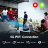 Projektörler Wewatch V50 Taşınabilir 5G WiFi Projektör Mini Smart Real 1080p Full HD 200 inç Büyük Ekran LED Bluetooth Destek