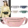 Taillezakken voor vrouwen Oxford Leisure Color Bag Schouder Crossbody Chest Handtassen Allmatch Messenger Belt 240423