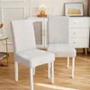 Sandalye kapakları 2024 son stil jacquard kapak arka yemek odası mutfak şerit streç slipcover elastik