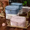 Velvet Starry Sky Cosmetic Bag, Classical European Style Large-capacity Toiletry Bag, Travel Portable Storage Bag, Two-way Zipper
