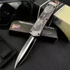 Micro Tech Condor Auto OTF Knife 3.346 "440C Stalowe ostrze cynku aluminium Aluminium Uchwyt kempingowy na zewnątrz taktyczne noża walki samobójczej BM 3300 4600 UT85 UT88 narzędzie EDC