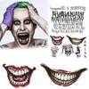 Tattoo Transfer 9 Styles The Joker TATOO Water Water Tattoo Tattoo Sticker Halloween Suicide Squad Tattoo Tattoo Horror Party Supplies New 240426