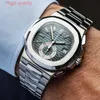 Men 7A Luxe automatisch mechanisch horloge voor roestvrijstalen band Business Sapphire Solid Clasp President Mens Watches Male Buiness polshorloges U1