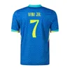 2024 Brazils Jerseys de football L.Paqueta Neymar Vini Jr.P.Coutinho Richarlison Football Shirt G.Jesus T.Silva Bruno G. Pele Casemiro Men Women Women Kids Sets Jersey