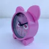 Clocks Cartoon Cute Little Alarm Clock Children Wake Up Alarm Clock Students Silent Desk Clock Bedroom Bedside Clock,Aesthetic Dorm