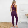 Suits-survêtements féminins 2021 2pcs Femmes en yoga sans couture Set Sports Mabe Sports Bra + Leg Fitness Pantal