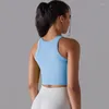 Camisoles & Tanks Seamless Sports Vest With Pad Women Yoga Bra Workout Fitness Crop Top Daily Gym Running Shockproof High Elastic