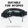 Eyewears Myopia Militära fläkt Taktiska glasögon CS Explosionssäker anti Impact Special Combat Goggles Three Lens Passar Motorcykelglasögon
