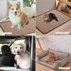 55x70cmPet Ice Silk Pad Dog Cat Pad Cool Pad Cooling Supplies Large and Small Pet Pad Machine Washable Summer Breathable Ice Pad 240425