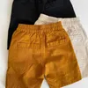 Shorts Summer New Kids Pants Solid Cotton Shorts Elastic Waist Casual ldren Clothes H240509