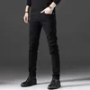 Jeans masculinos 2024 Primavera Novo Jeans Jeans Fashion Elastic Cotton Ultra Thin, adequado para alta e confortável