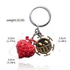 Japanese Anime Story Metal Devil Fruit Pendant Keychain Anime Fan Peripheral Gift Backpack Keyring Jewelry