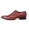 Casual skor grossist handgjorda stål-toed herrar snörning av hög kvalitet äkta läder män stor storlek 47
