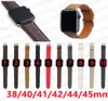 Fashion Leather Watch Bands for Apple Watch Strap 38mm 40mm 41mm 42mm 44mm 45mm IWatch 3 4 5 SE 6 7 Series Band Luxury Designer L 2740674