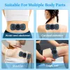 Massager Electric Neck Massager EMS Muscle Massage Stimulator Low Frequency Instrument Back Cervical Calf Patches smärtfogar Mini Device