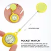 Pocket montres table accessoires d'infirmières pour les infirmières Watch rétractable en plastique