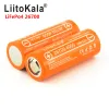 Liitokala lii-40e3.2v 26700 4000Mah Lifepo4 batteria ricaricabile per microfoni leggeri di avvertimento solare anziché 26650