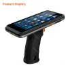 Acessórios 5,5 polegadas PDA Android 8.1 Grip de alça vermelha 1d 2d Zebra Barcode Scanner WiFi 4G Bluetooth Data Collector com Pistol Grip GPS