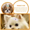 Dog Apparel 20 Pcs Hair Bow Mini Clips Puppy Accessories For Small Dogs Polyester Grooming Bows