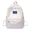 Backpack Style Yogodlns Waterproof Laser Backbag Women Shoulder Bag Preppy Holographic School Bags For Teenage Girls Travel