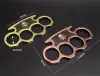 Skull Fist Buckle Metal Knuckle Duster Four Finger Tiger Outdoor Camping Självförsvar Pocket EDC Tools