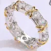 Donne band tiifeany ad anello gioiello argento semplice semplice a forma di