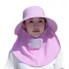 Wide Brim Hats Holiday Hat For Adult Moisture Wicking Fishing Face Cover 28TF