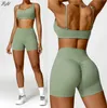 Women's Tracksuits Yoga set womens gym long sleeved 2PCS Nutrity sportswear short fitness bra Crop Top sportswear new 240424