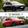 Cars 1:24 Tesla Model Y Alloy Diecast Model Car Sound and Light Car Decoration Collectibles Tesla 1:24 Model Y 1/32