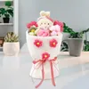 Dekoracyjne kwiaty nadziewane rocznice dla lalek zwierząt Celebrations prezent uroczy plusz