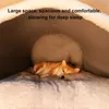 Cat dragers kratten huizen warme wintermat in schuilplaats afneembaar wasbaar bed nest diepe slaaptent geschikt voor middelgrote en grote hondenhuizenbenodigdheden 240426