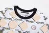 T-shirt unisexe luxueux Bijoux blanc confortable Impression complète à manches courtes Classic Round Col Summer T-shirt