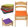 Travesseiro quadrado de cadeira amarrada as almofadas de assento s coberta de jantar arados e arados e tampa de jantar espetada